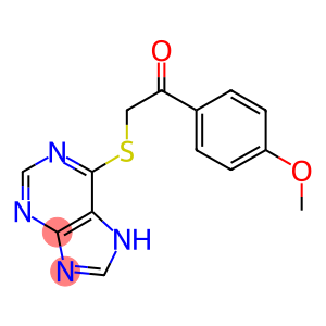 1-(4-methoxyphenyl)-2-(7H-purin-6-ylsulfanyl)ethanone