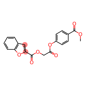 2-[4-(methoxycarbonyl)phenoxy]-2-oxoethyl 1-benzofuran-2-carboxylate