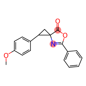 1-(4-methoxyphenyl)-5-phenyl-6-oxa-4-azaspiro[2.4]hept-4-en-7-one