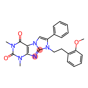 8-[2-(2-methoxyphenyl)ethyl]-1,3-dimethyl-7-phenyl-1H-imidazo[2,1-f]purine-2,4(3H,8H)-dione