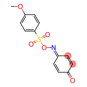 4-{[(4-methoxyphenyl)sulfonyl]oxyimino}-2,5-cyclohexadien-1-one