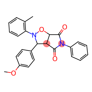 3-(4-methoxyphenyl)-2-(2-methylphenyl)-5-phenyldihydro-2H-pyrrolo[3,4-d]isoxazole-4,6(3H,5H)-dione