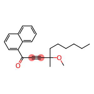 4-METHOXY-4-METHYL-1-NAPHTHALEN-1-YL-DEC-2-YN-1-ONE