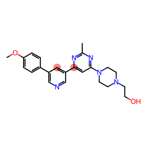 2-(4-(6-[5-(4-METHOXY-PHENYL)-PYRIDIN-3-YL]-2-METHYL-PYRIMIDIN-4-YL)-PIPERAZIN-1-YL)-ETHANOL