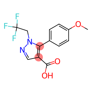 5-(4-METHOXY-PHENYL)-1-(2,2,2-TRIFLUORO-ETHYL)-1H-PYRAZOLE-4-CARBOXYLIC ACID