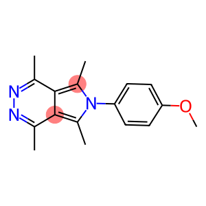 6-(4-METHOXYPHENYL)-1,4,5,7-TETRAMETHYL-6H-PYRROLO[3,4-D]PYRIDAZINE