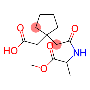 (1-(2-[(2-METHOXY-1-METHYL-2-OXOETHYL)AMINO]-2-OXOETHYL)CYCLOPENTYL)ACETIC ACID