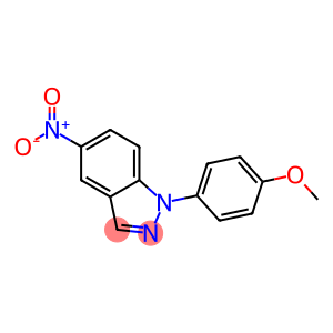 1-(4-METHOXY-PHENYL)-5-NITRO-1H-INDAZOLE