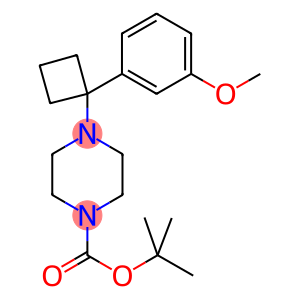 4-[1-(3-METHOXY-PHENYL)-CYCLOBUTYL]-PIPERAZINE-1-CARBOXYLIC ACID TERT-BUTYL ESTER