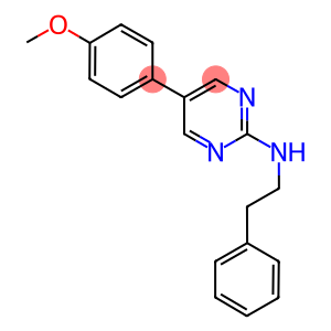 5-(4-METHOXYPHENYL)-N-(2-PHENYLETHYL)PYRIMIDIN-2-AMINE