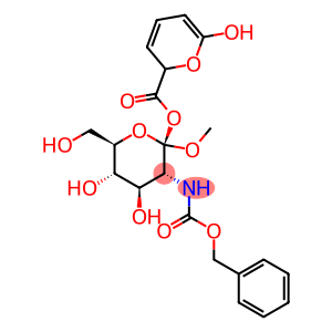 1-METHOXY-2-N-BENZYLOXYCARBONYL-BETA-D-GLUCOSAMINPYRANOSYL-6-CARBOXYLIC ACID