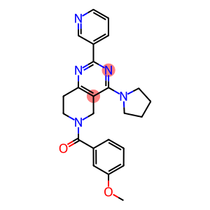 (3-METHOXY-PHENYL)-(2-PYRIDIN-3-YL-4-PYRROLIDIN-1-YL-7,8-DIHYDRO-5H-PYRIDO[4,3-D]PYRIMIDIN-6-YL)-METHANONE