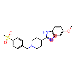 5-METHOXY-2-(1-[4-(METHYLSULFONYL)BENZYL]PIPERIDIN-4-YL)-1H-BENZIMIDAZOLE