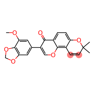 3-(7-METHOXY-BENZO[1,3]DIOXOL-5-YL)-8,8-DIMETHYL-8H-PYRANO[2,3-F]CHROMEN-4-ONE