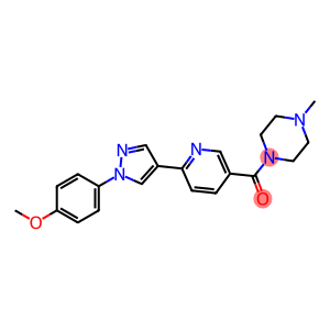 (6-[1-(4-METHOXY-PHENYL)-1H-PYRAZOL-4-YL]-PYRIDIN-3-YL)-(4-METHYL-PIPERAZIN-1-YL)-METHANONE