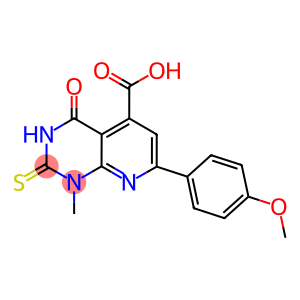 7-(4-METHOXYPHENYL)-1-METHYL-4-OXO-2-THIOXO-1,2,3,4-TETRAHYDROPYRIDO[2,3-D]PYRIMIDINE-5-CARBOXYLIC ACID