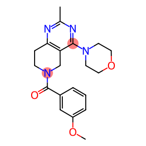 (3-METHOXY-PHENYL)-(2-METHYL-4-MORPHOLIN-4-YL-7,8-DIHYDRO-5H-PYRIDO[4,3-D]PYRIMIDIN-6-YL)-METHANONE