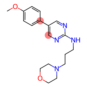 5-(4-METHOXYPHENYL)-N-(3-MORPHOLIN-4-YLPROPYL)PYRIMIDIN-2-AMINE