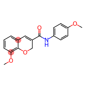 8-METHOXY-N-(4-METHOXYPHENYL)-2H-CHROMENE-3-CARBOXAMIDE