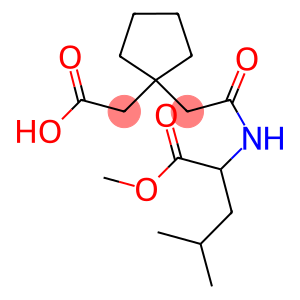 [1-(2-([1-(METHOXYCARBONYL)-3-METHYLBUTYL]AMINO)-2-OXOETHYL)CYCLOPENTYL]ACETIC ACID