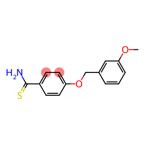 4-[(3-methoxybenzyl)oxy]benzenecarbothioamide