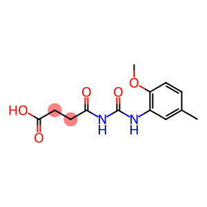 4-{[(2-methoxy-5-methylphenyl)carbamoyl]amino}-4-oxobutanoic acid