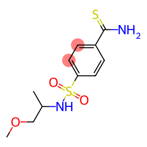 4-{[(2-methoxy-1-methylethyl)amino]sulfonyl}benzenecarbothioamide