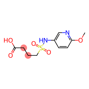 4-[(6-methoxypyridin-3-yl)sulfamoyl]butanoic acid