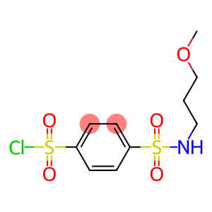 4-[(3-methoxypropyl)sulfamoyl]benzene-1-sulfonyl chloride