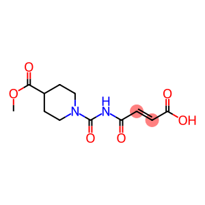 4-{[4-(methoxycarbonyl)piperidin-1-yl]carbonylamino}-4-oxobut-2-enoic acid