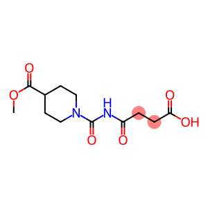 4-{[4-(methoxycarbonyl)piperidin-1-yl]carbonylamino}-4-oxobutanoic acid