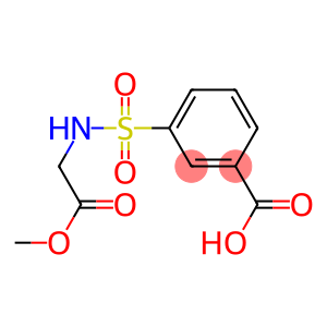 3-{[(2-methoxy-2-oxoethyl)amino]sulfonyl}benzoic acid