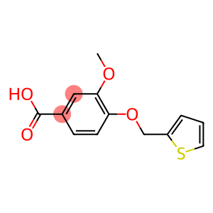 3-methoxy-4-(thiophen-2-ylmethoxy)benzoic acid