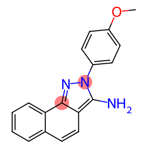 2-(4-METHOXYPHENYL)-2H-BENZO[G]INDAZOL-3-YLAMINE