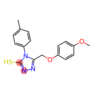 5-((4-METHOXYPHENOXY)METHYL)-4-(4-METHYLPHENYL)-4H-1,2,4-TRIAZOLE-3-THIOL