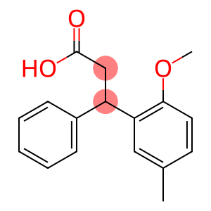 3-(2-METHOXY-5-METHYLPHENYL)-3-PHENYLPROPANOIC ACID(FOR TOLTERODINE)