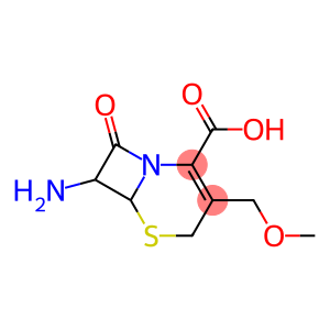 3-methoxymethyl-7-amino-8-oxo-5-thia-1-azabicyclo(4.2.0)oct-2-ene-2-carboxylic acid