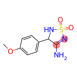 4-(4-METHOXYPHENYL)-4,5-DIHYDRO-1,2,5-THIADIAZOL-3-AMINE 1,1-DIOXIDE