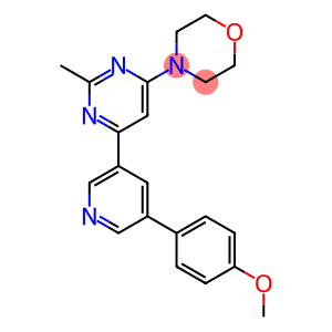 4-(6-[5-(4-METHOXYPHENYL)PYRIDIN-3-YL]-2-METHYLPYRIMIDIN-4-YL)MORPHOLINE