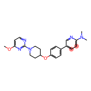 5-(4-([1-(4-METHOXYPYRIMIDIN-2-YL)PIPERIDIN-4-YL]OXY)PHENYL)-N,N-DIMETHYLPYRIDIN-2-AMINE