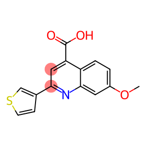 7-methoxy-2-(thiophen-3-yl)quinoline-4-carboxylic acid