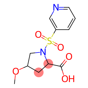 4-methoxy-1-(pyridin-3-ylsulfonyl)pyrrolidine-2-carboxylic acid