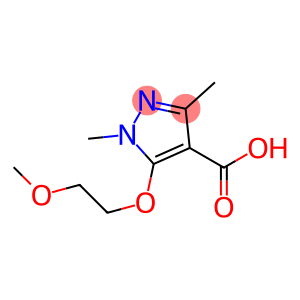 5-(2-methoxyethoxy)-1,3-dimethyl-1H-pyrazole-4-carboxylic acid