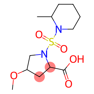 4-methoxy-1-[(2-methylpiperidine-1-)sulfonyl]pyrrolidine-2-carboxylic acid