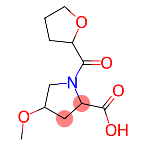 4-methoxy-1-(tetrahydrofuran-2-ylcarbonyl)pyrrolidine-2-carboxylic acid