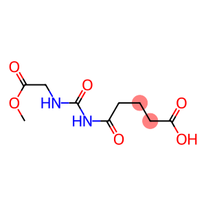 5-{[(2-methoxy-2-oxoethyl)carbamoyl]amino}-5-oxopentanoic acid