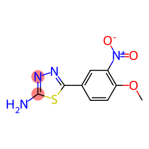 5-(4-methoxy-3-nitrophenyl)-1,3,4-thiadiazol-2-amine