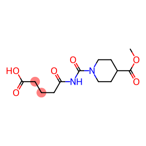 5-{[4-(methoxycarbonyl)piperidin-1-yl]carbonylamino}-5-oxopentanoic acid