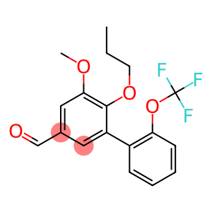 5-methoxy-6-propoxy-2'-(trifluoromethoxy)-1,1'-biphenyl-3-carbaldehyde