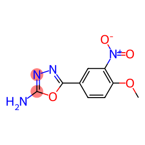 5-(4-methoxy-3-nitrophenyl)-1,3,4-oxadiazol-2-amine